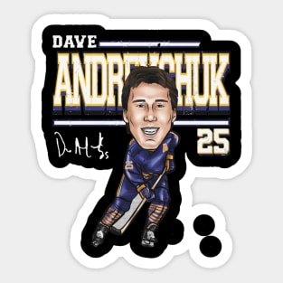 Dave Andreychuk Buffalo Cartoon Sticker